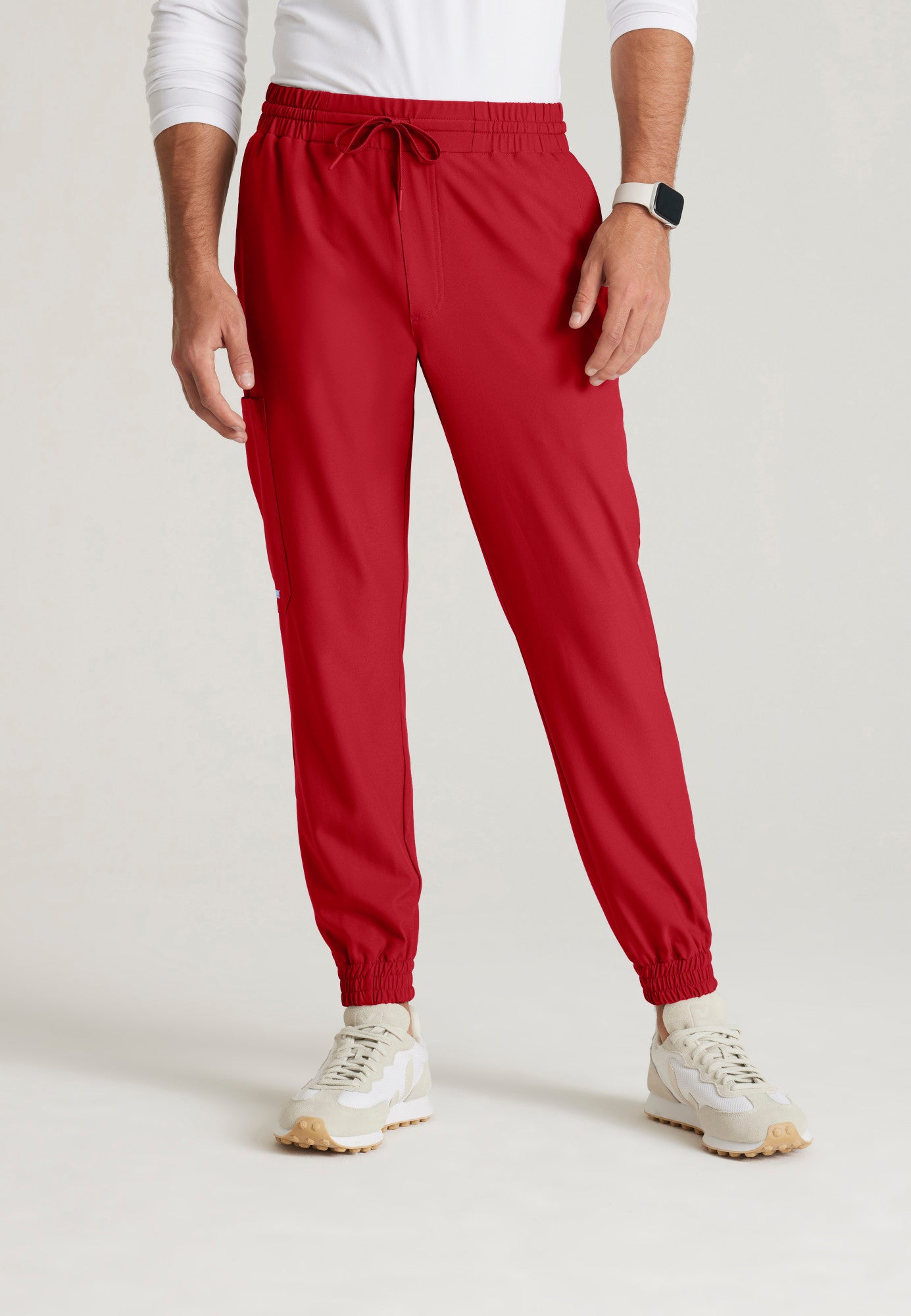 Voyager Jogger - True Red | Grey's Anatomy Scrubs