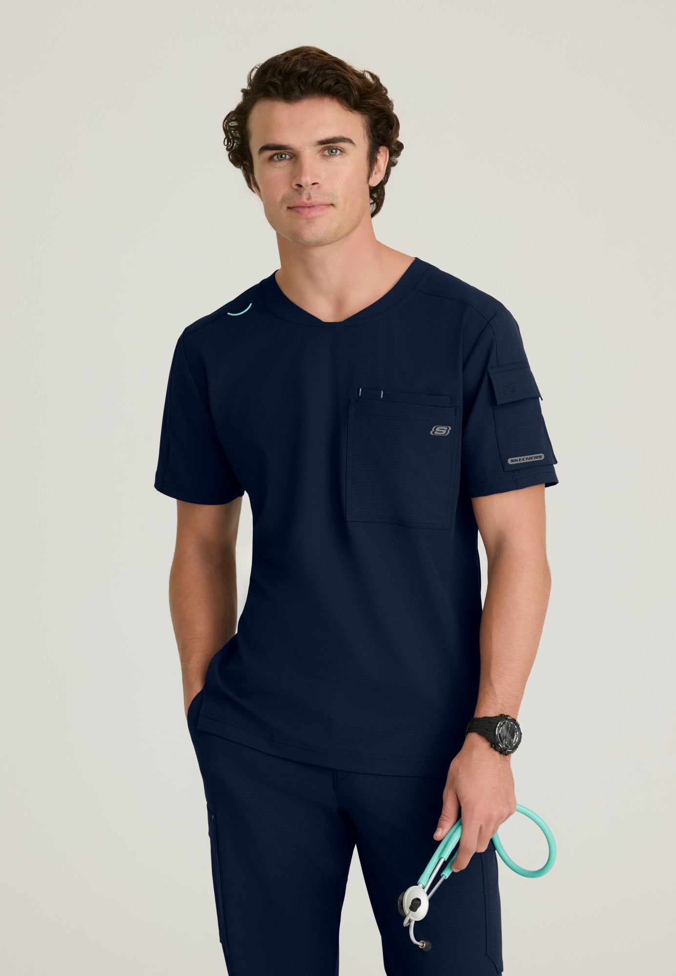 Station Top - Navy | Grey's Anatomy Scrubs