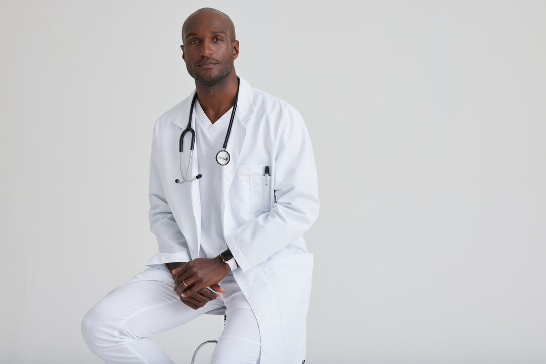 Noah Lab Coat White Grey's Anatomy Scrubs - Main Image