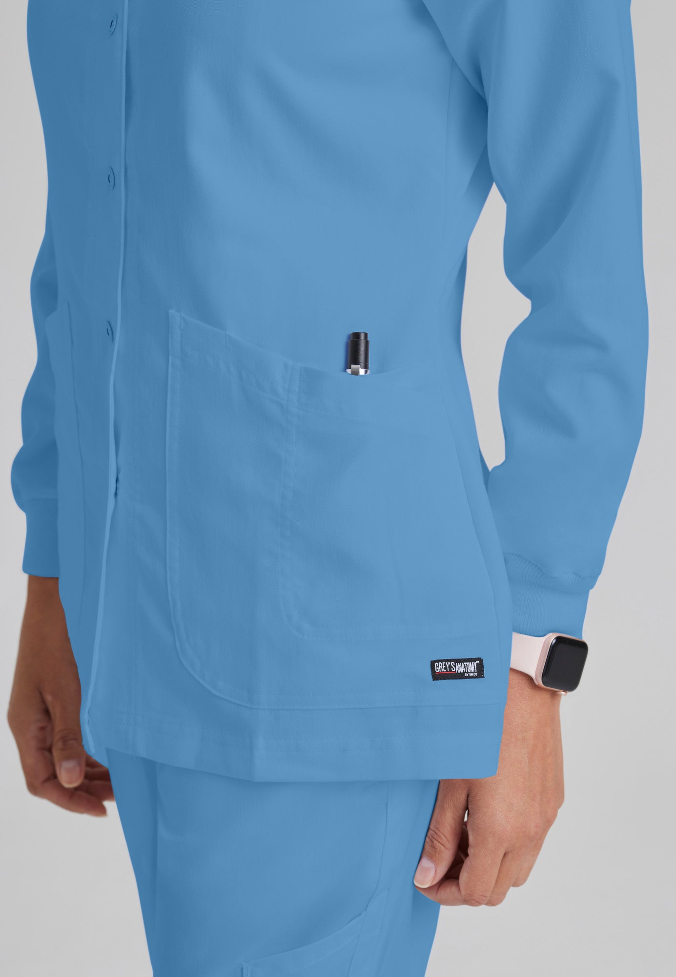 Jamie Warm-Up - Ciel Blue | Grey's Anatomy Scrubs