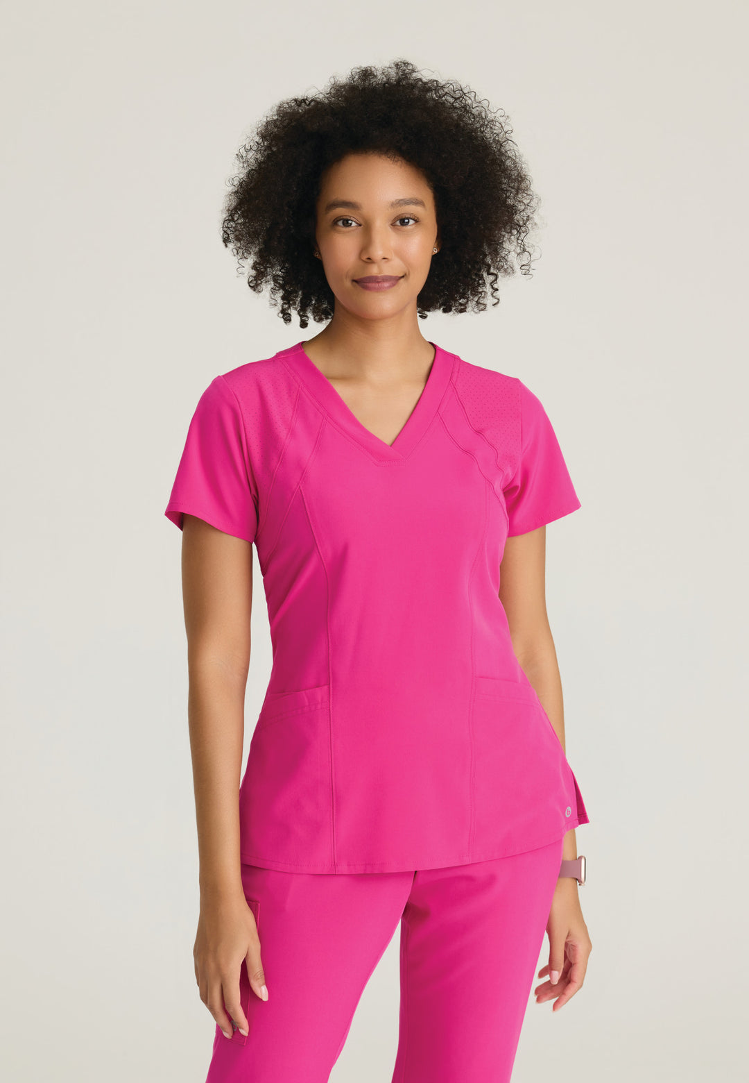Pink Scrub Top scrubs outfit