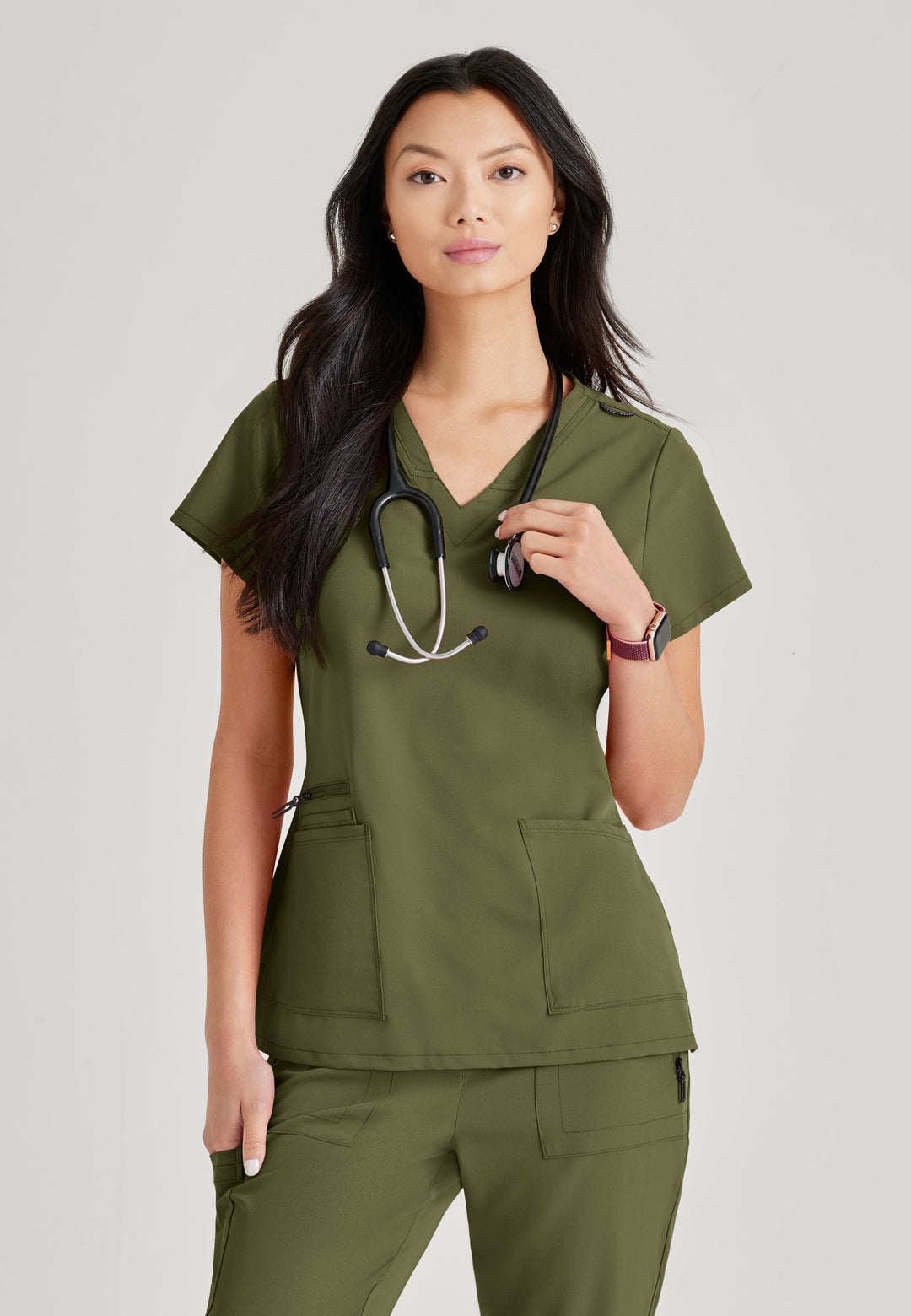 Purpose Top Olive Grey's Anatomy Scrubs
