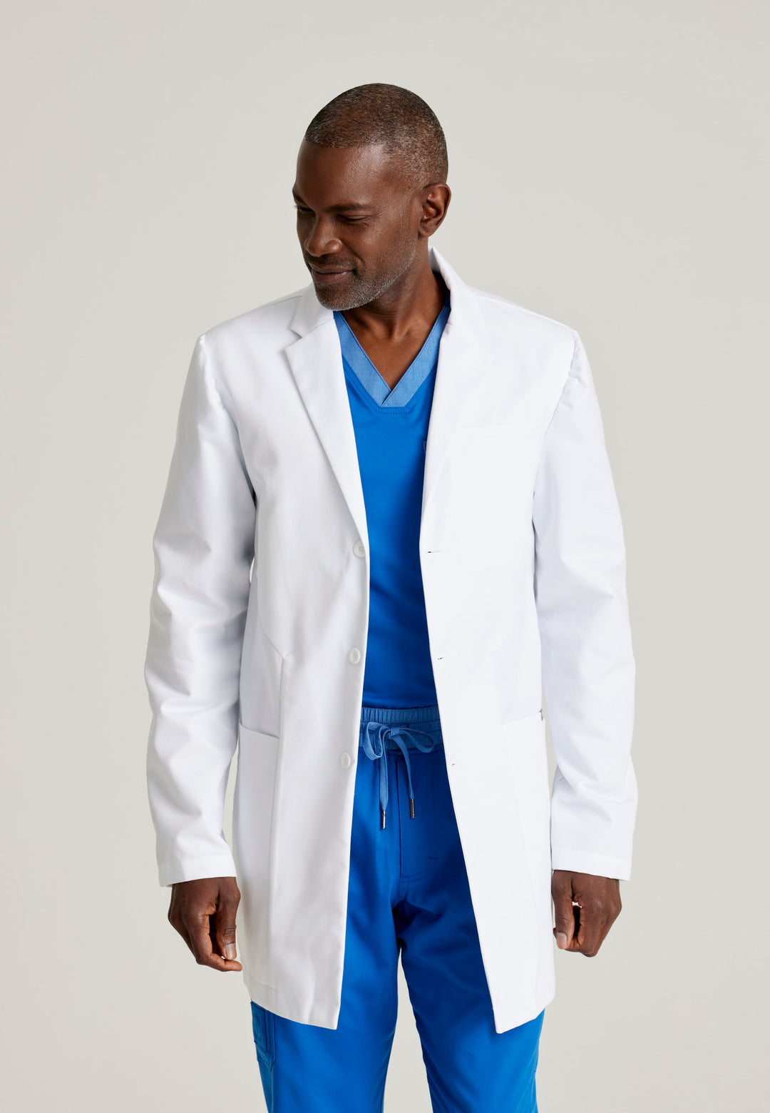 Fit Grey's Anatomy Doctor Coat Derek Lab Coat White - Main Image