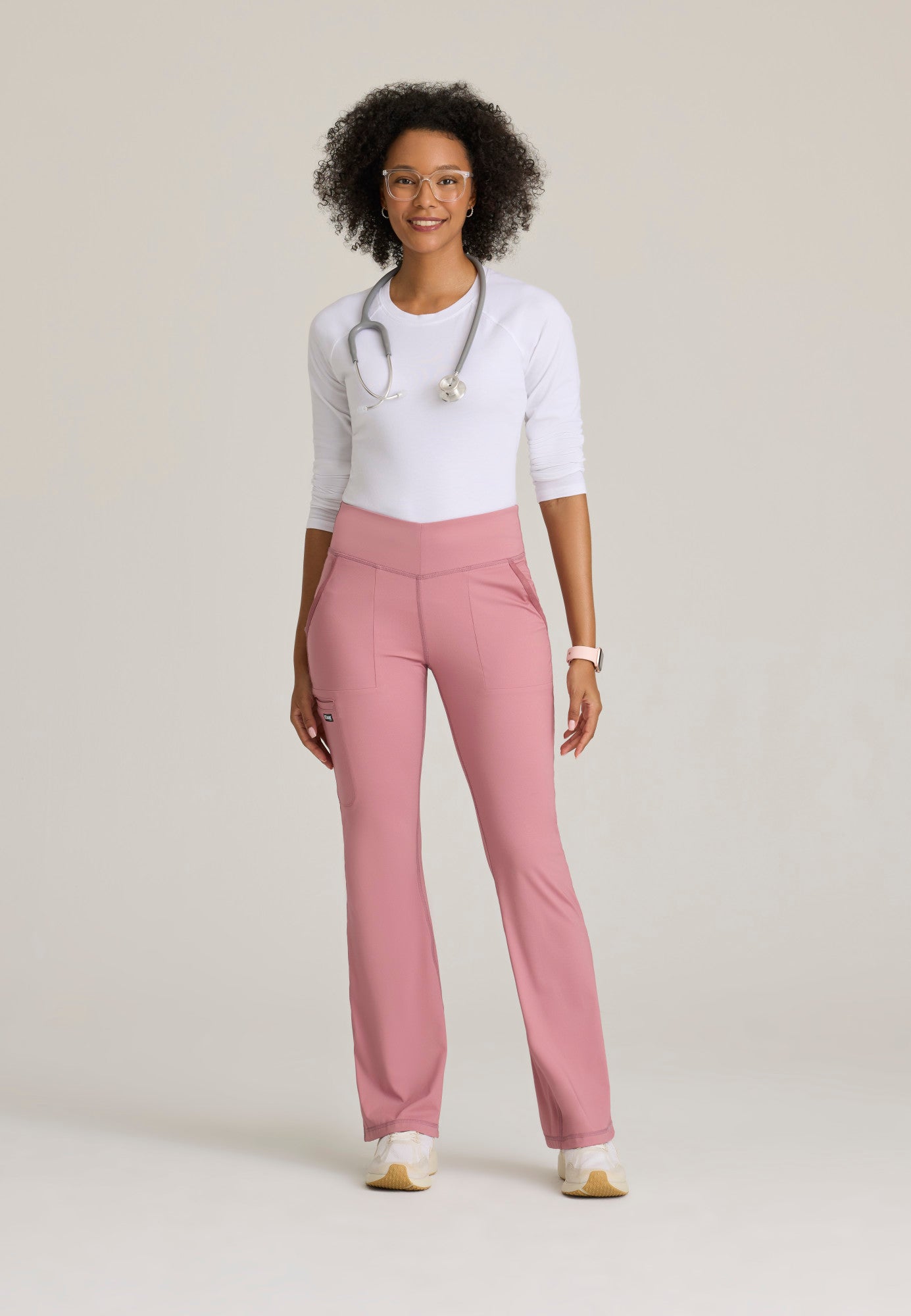Swift Knit Pant - Canyon Pink | Grey's Anatomy Scrubs