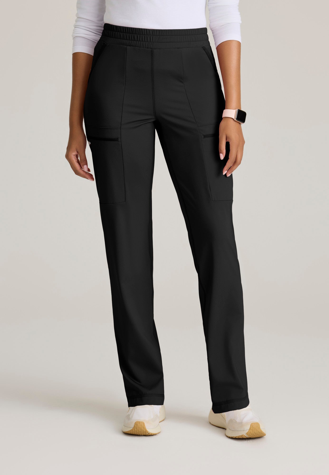 Momentum Knit Pant - Black | Grey's Anatomy Scrubs