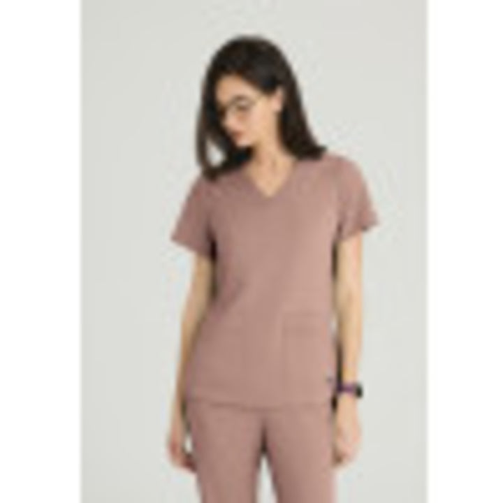 Emma Top - Warm Mocha - Grey's Anatomy Scrubs