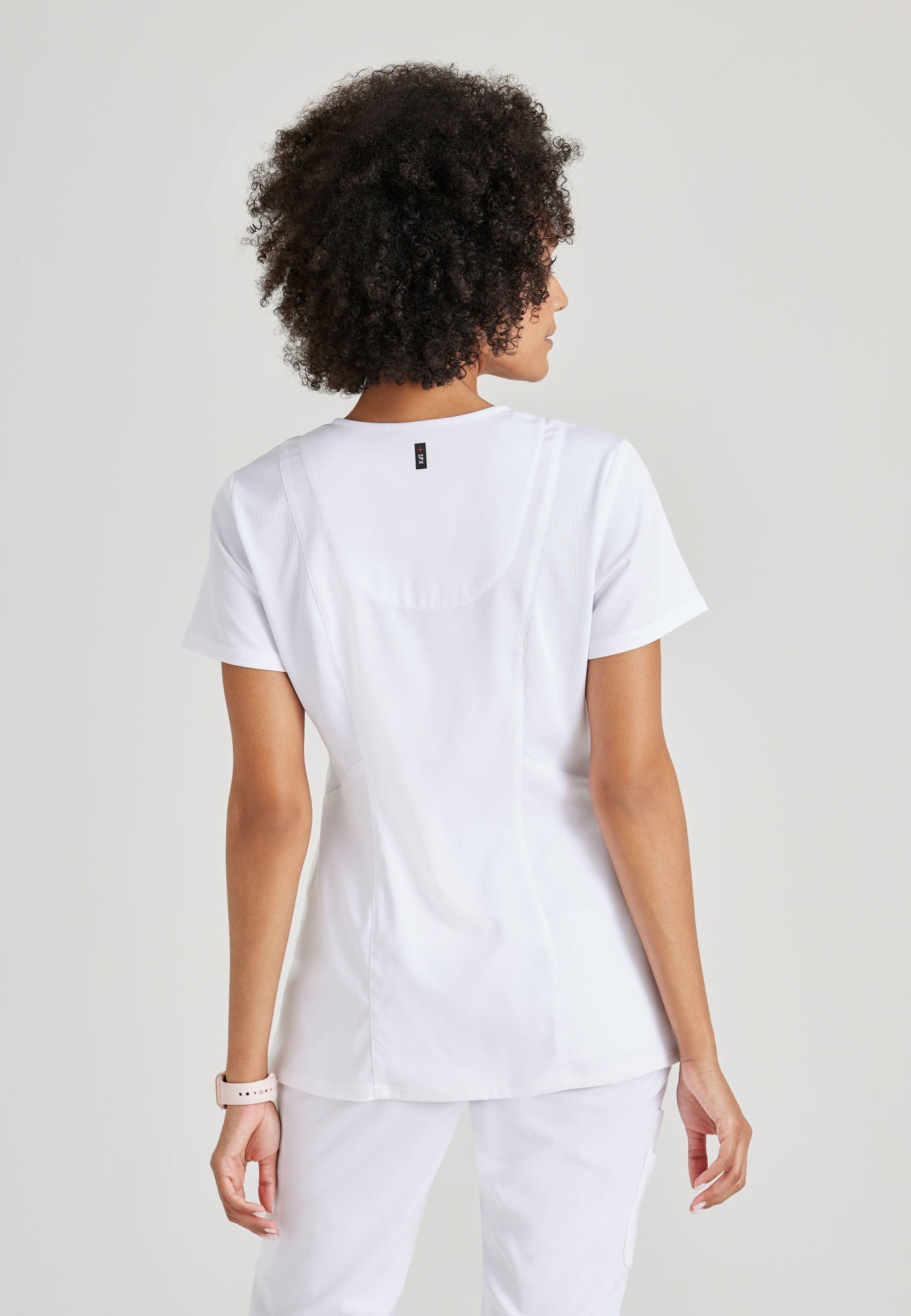 Serena Top - White | Grey's Anatomy Scrubs