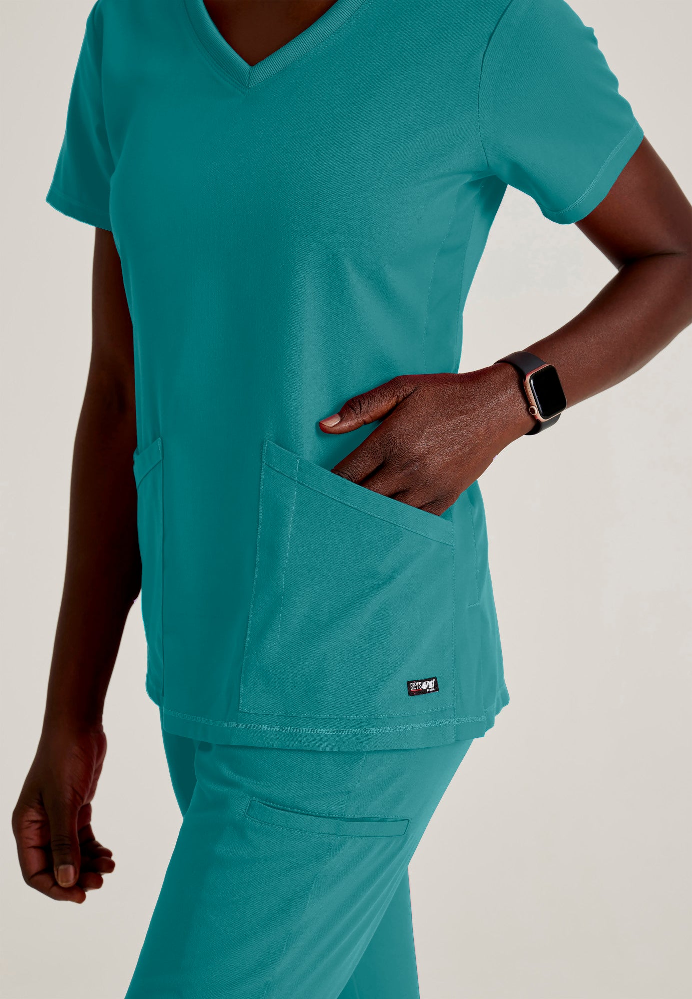 Serena Top - Teal | Grey's Anatomy Scrubs