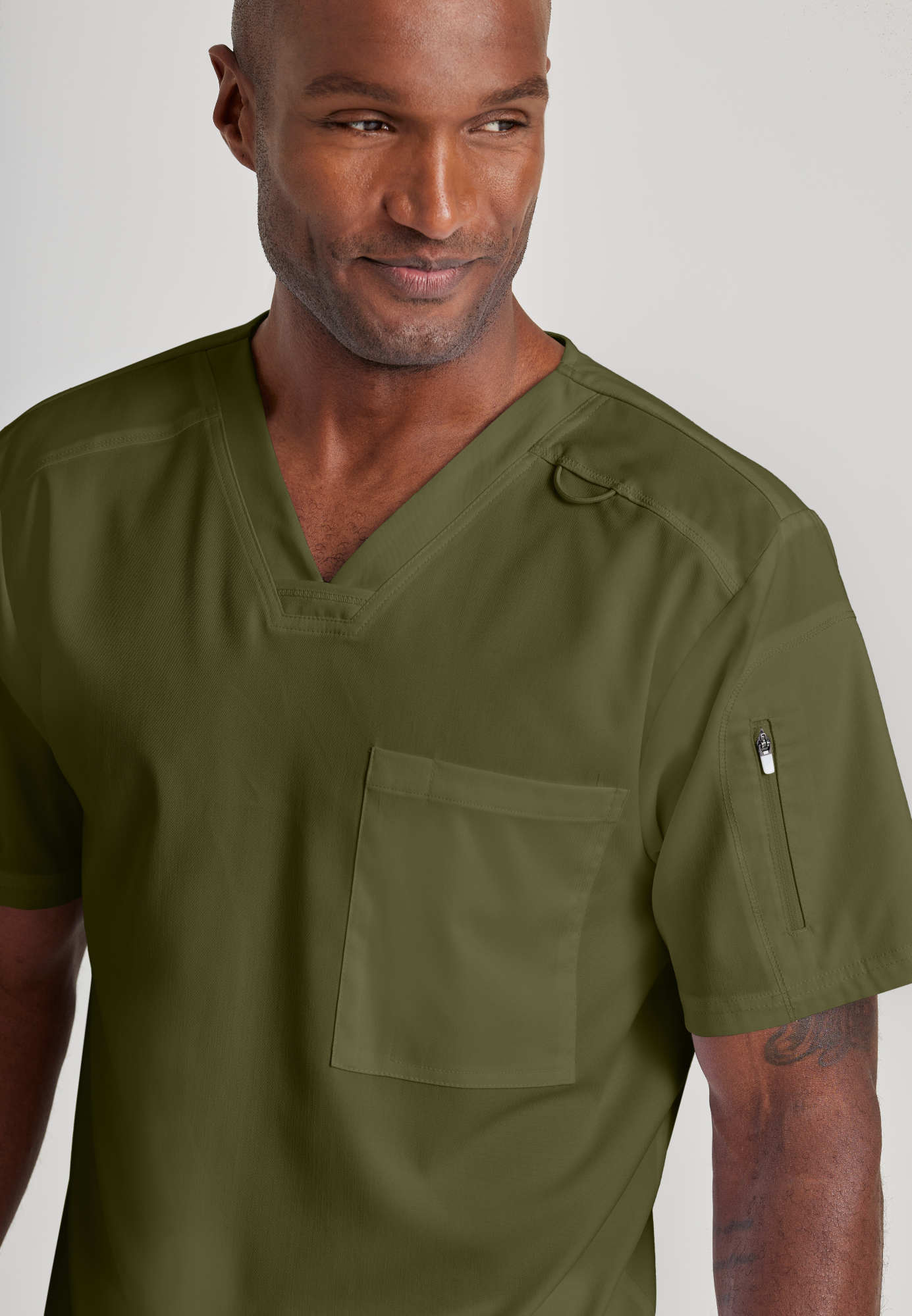 Murphy Top - Olive | Grey's Anatomy Scrubs
