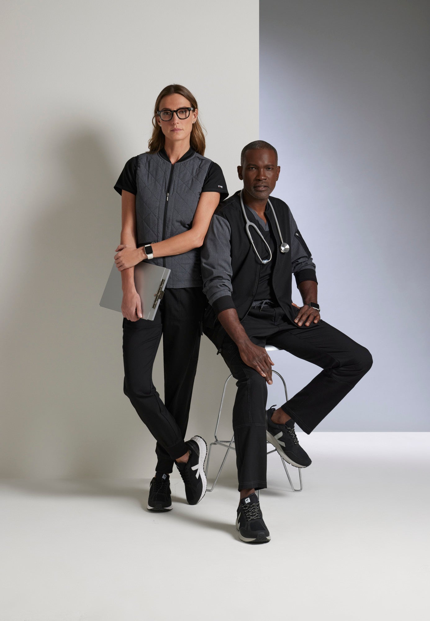 Cristina Vest - Black | Grey's Anatomy Scrubs