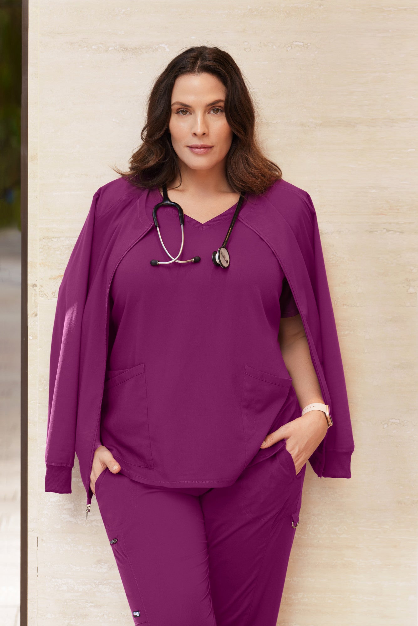Gianna Warmup - Indigo | Grey's Anatomy Scrubs
