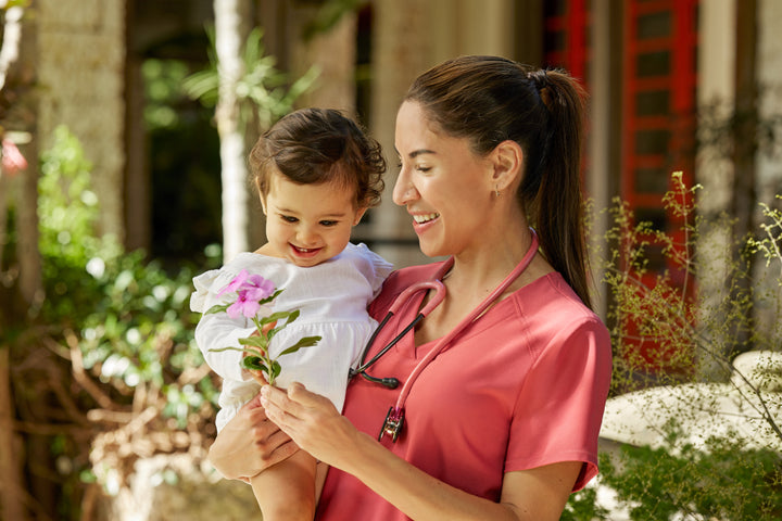 Rhythm Top - Misty Pink - Grey's Anatomy Scrubs