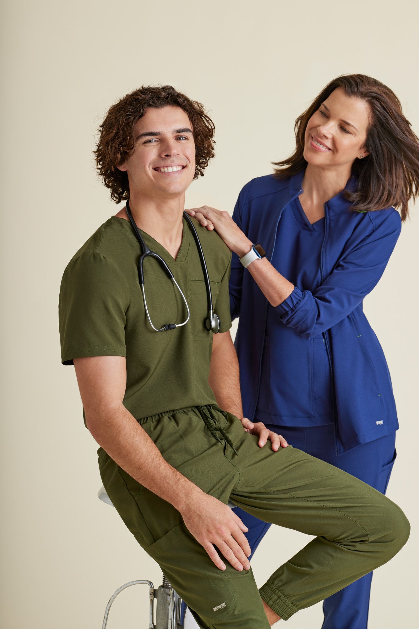 Sway Tuck-In Top - Indigo | Grey's Anatomy Scrubs