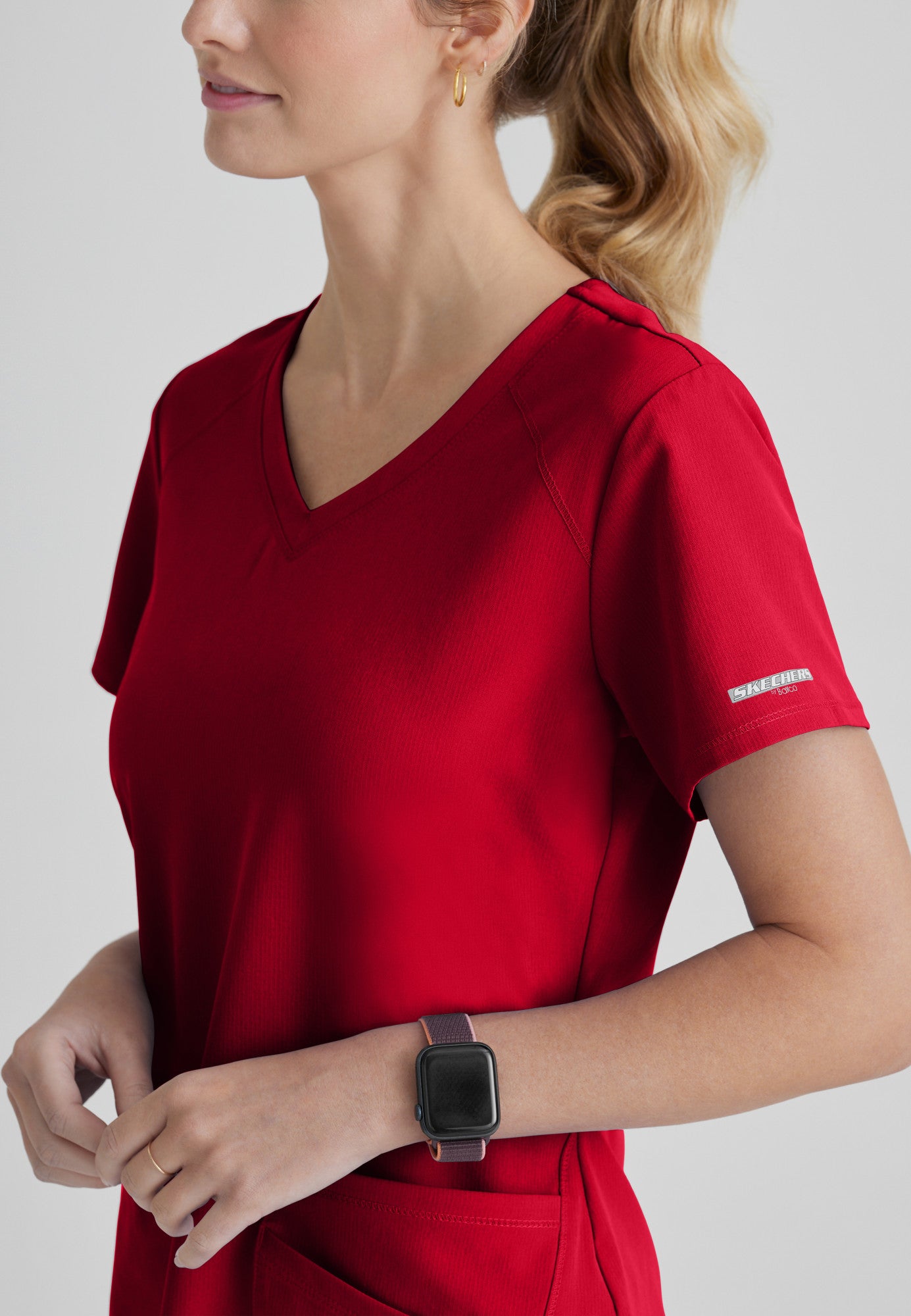 Breeze Top - True Red | Grey's Anatomy Scrubs