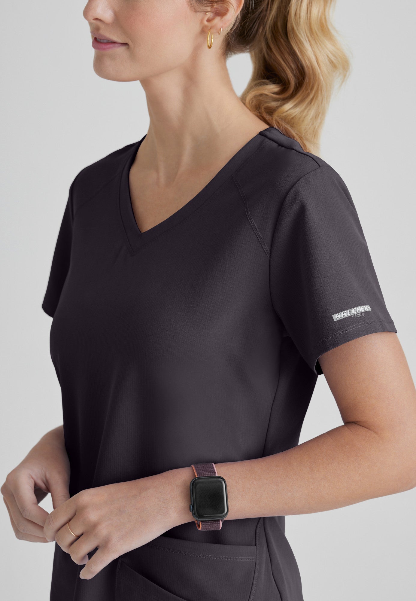 Breeze Top - Pewter | Grey's Anatomy Scrubs
