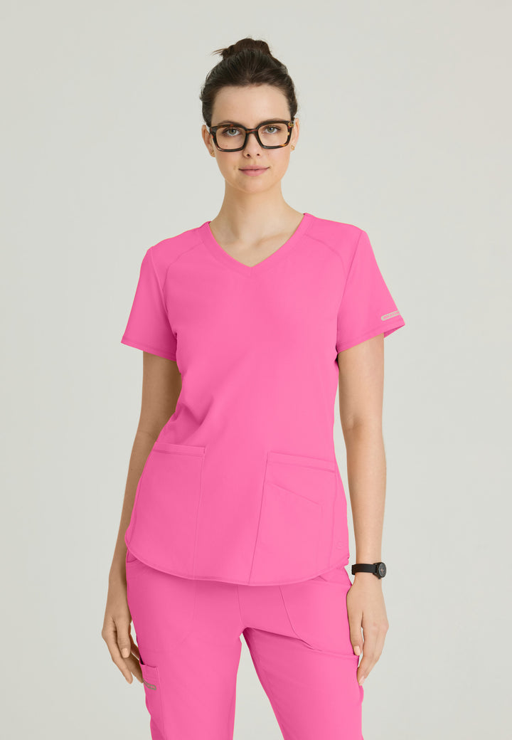 Breeze Top - Passion Pink - Grey's Anatomy Scrubs
