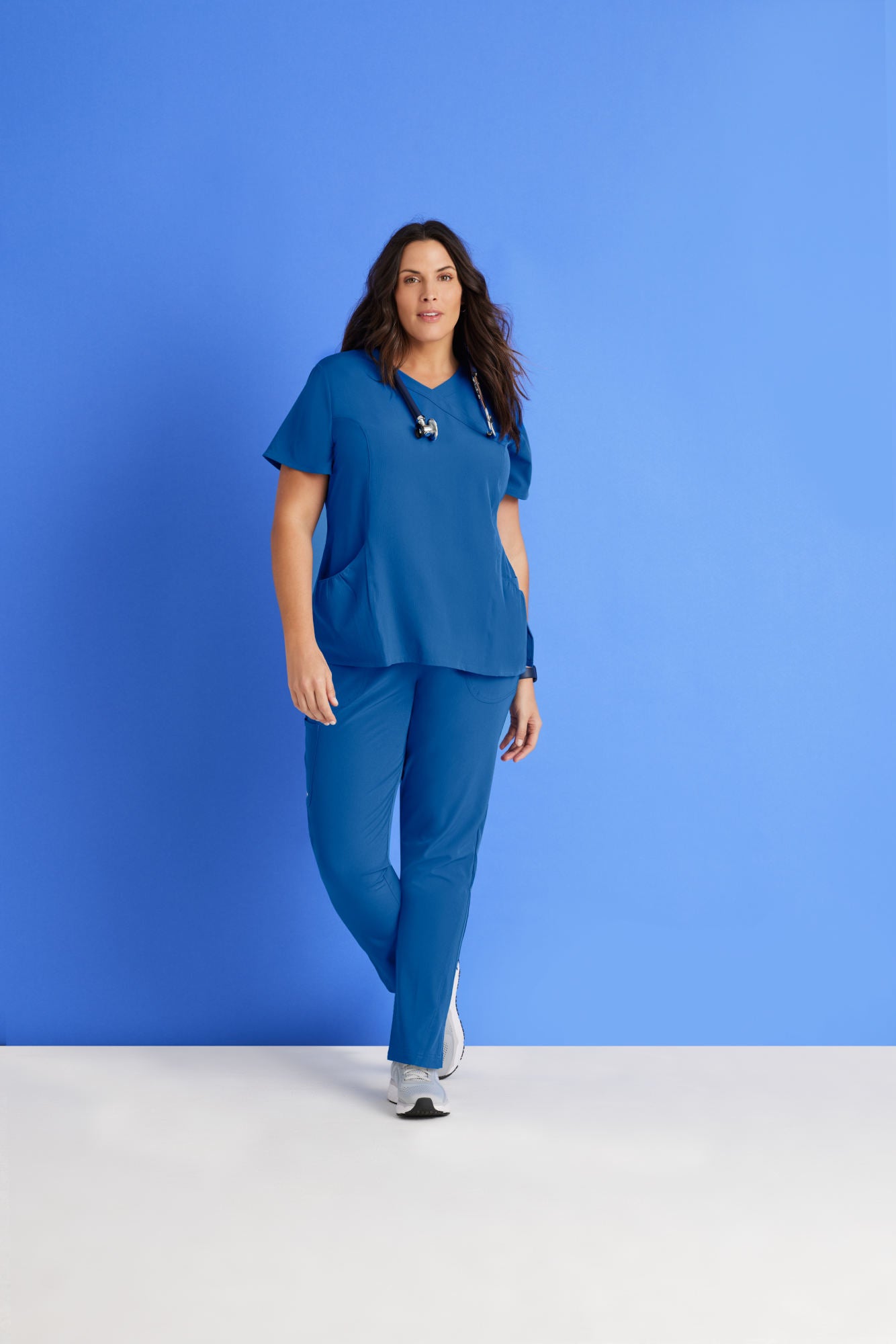 Charge Top - Navy | Grey's Anatomy Scrubs