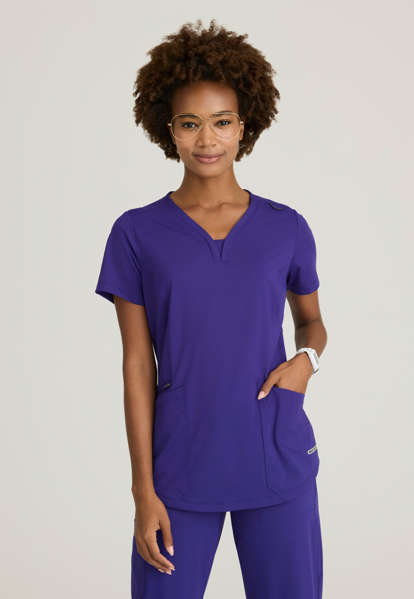 Serene Knit Top - Brilliance | Grey's Anatomy Scrubs