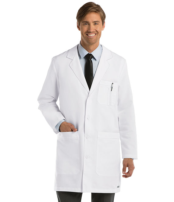 Cotton-Blend Twill Lab Coat - Noah Lab Coat Grey's Anatomy Scrubs