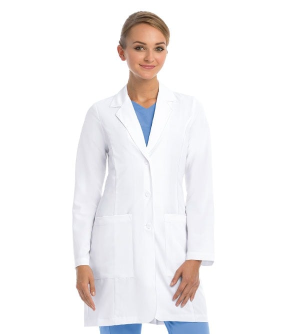 Spandex-Stretch Lab Coat - Morgan Lab Coat Grey's Anatomy Scrubs