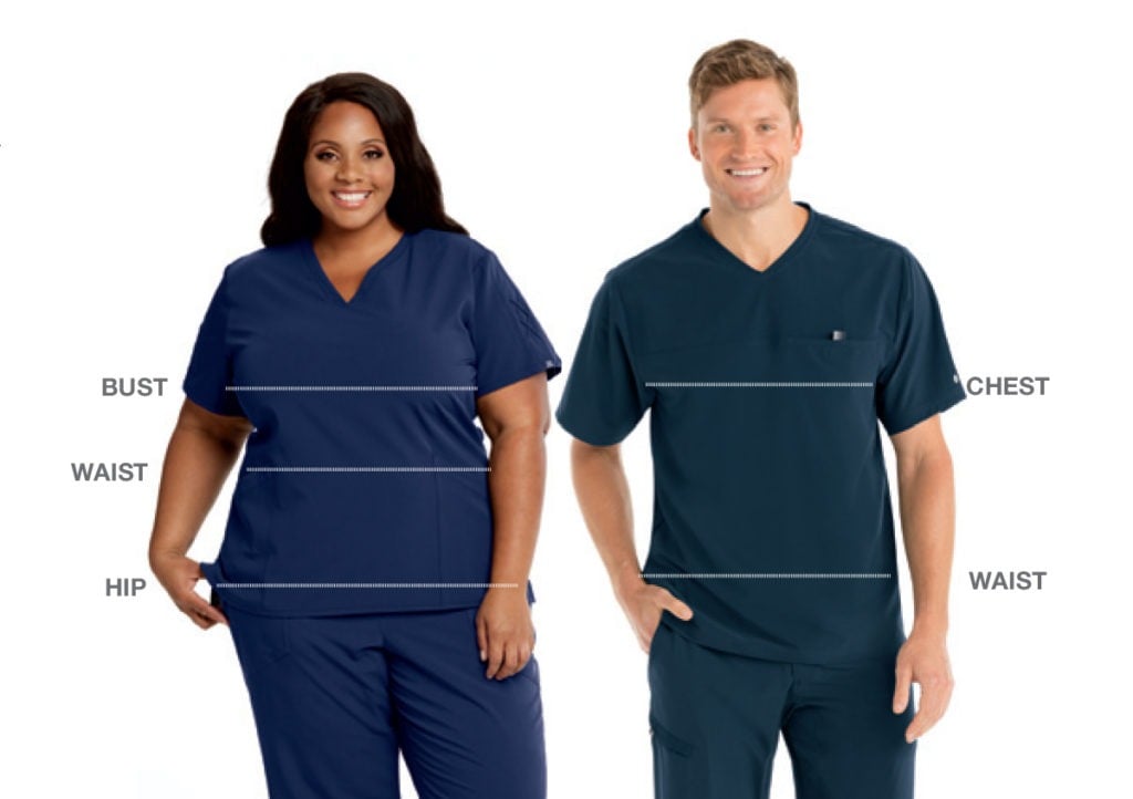 Fit Guide For Grey's Anatomy Scrubs & Lab Coats