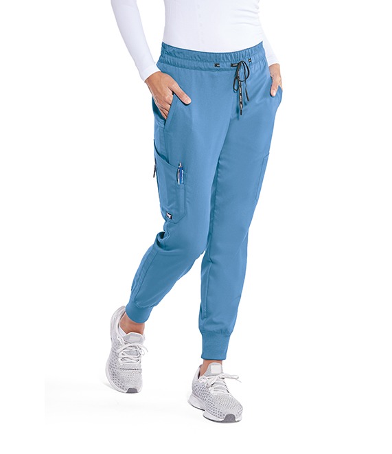 Grey's Anatomy Kira Jogger | Women's 5 Pocket Mid Rise Jogger Scrub Pants