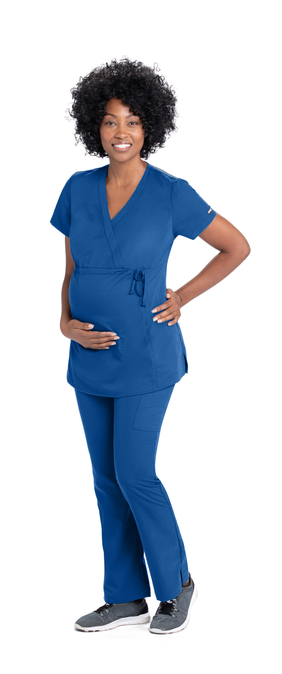 Grey's Anatomy Classic Lilah Scrub Top | Women's Maternity in New Royal