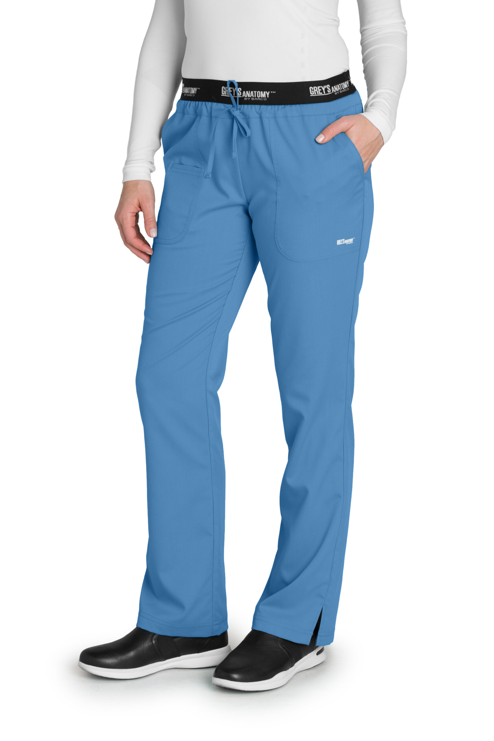 Grey's Anatomy Classic Aubrey Pant - 3 Pocket Scrub Pants in Ciel Blue ...