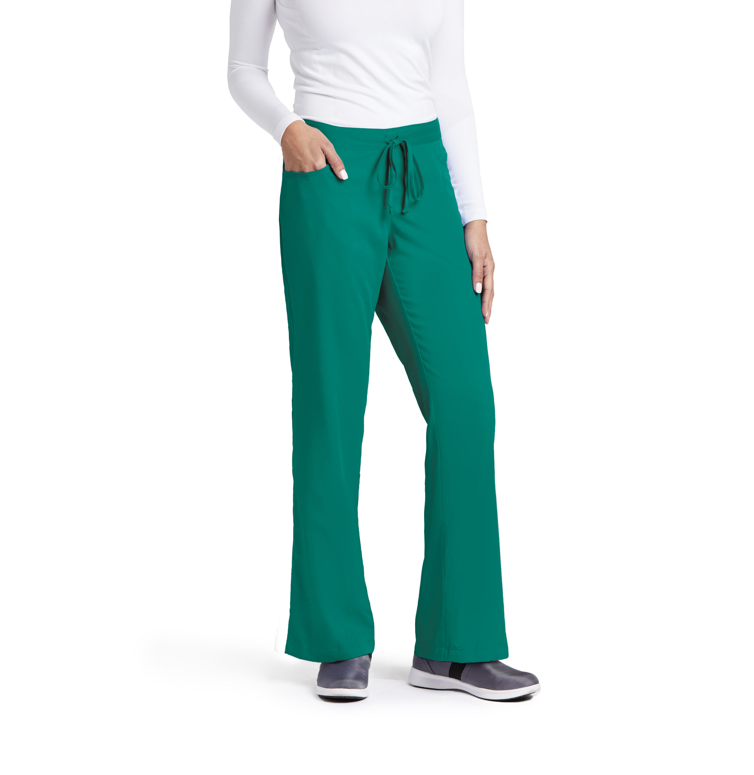 Grey's Anatomy Classic Riley Pant - 5 Pocket Scrub Pants in Hunter Green