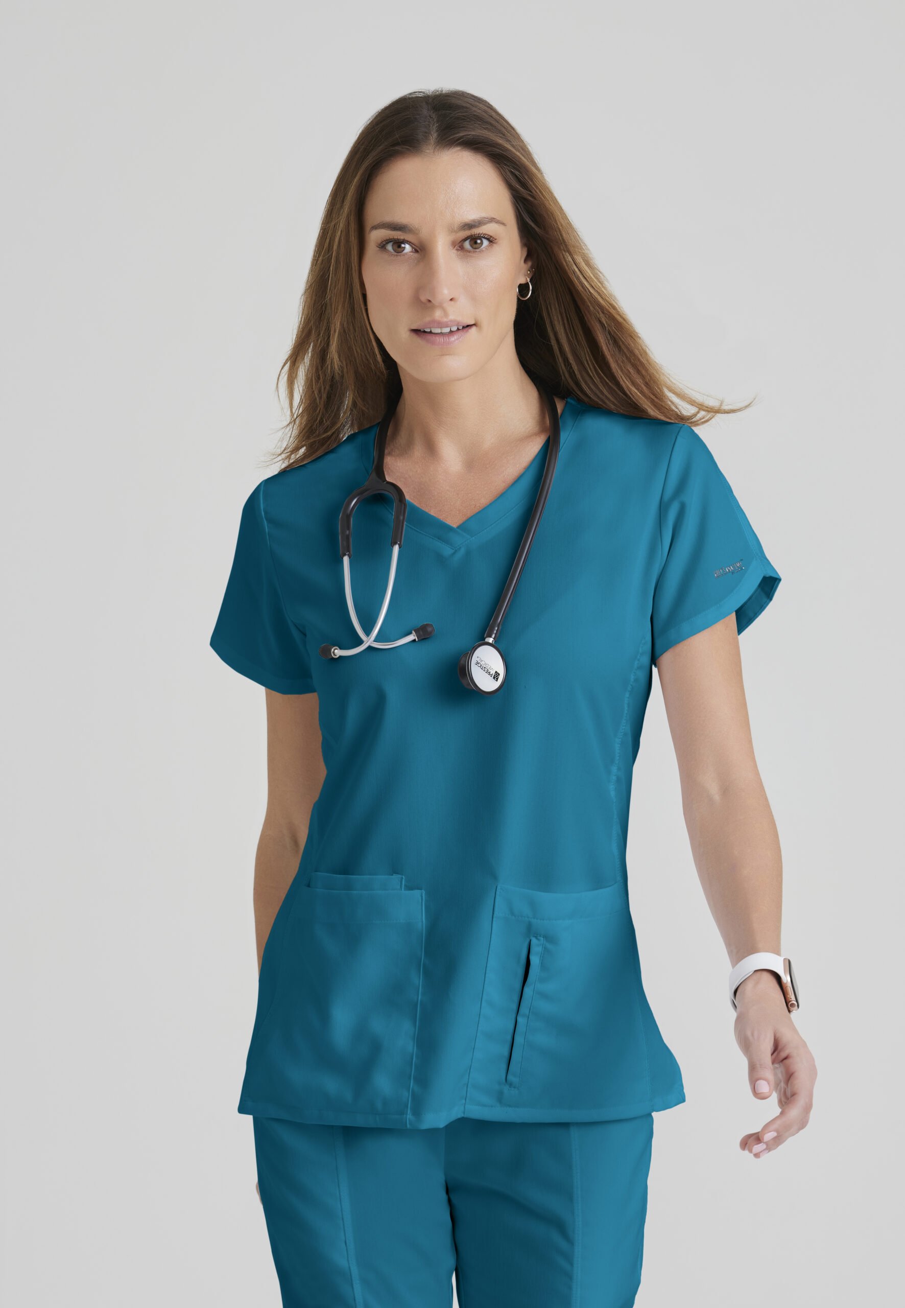 Grey's Anatomy Classic Cora Top - 4 Pocket V-Neck Scrub Top - Grey's ...